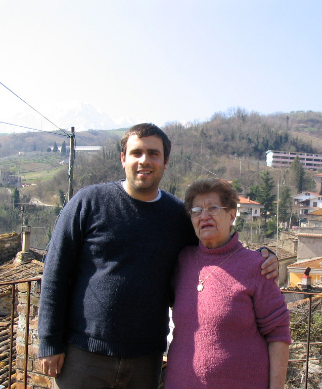 The first thing my Nonna said when she saw me in Bisenti was, "Tu sei ingrassato.” (You got fat). (2016)