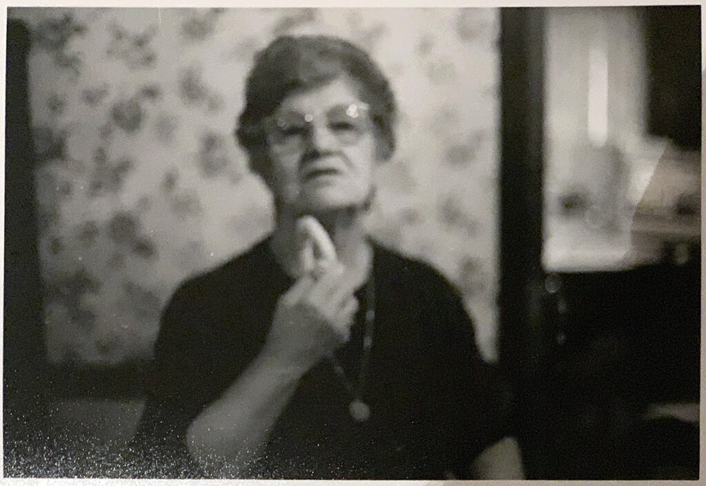 My Nonna blesses her throat with a Tarallo on February 3, the Feast of San Biagio (Saint Blaise).